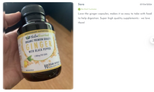 Load image into Gallery viewer, Ginger Capsules Organic Vegan - 90 Vegan Capsules | Nutra Nourished