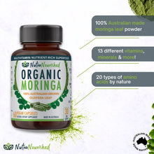 Load image into Gallery viewer, REFILL BAG - Organic Moringa Leaf Capsules - 180 Caps