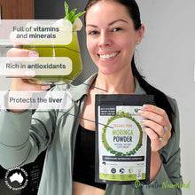Load image into Gallery viewer, Organic Pure Moringa Leaf Powder 60g | Superfood Nutra Nourished
