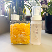 Load image into Gallery viewer, 🍃 Detox &amp; Glow Set: Apple Cider Vinegar Capsules + Cleansing Mousse | Gut Health
