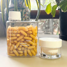 Load image into Gallery viewer, 🦋 Firm &amp; Flow Duo: Marine Collagen + Age Anti-Wrinkle Cream | Taut Skin Sculpted Coutour

