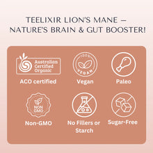 Load image into Gallery viewer, Teelixir Organic Lion&#39;s Mane Mushroom 50g
