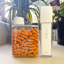 Load image into Gallery viewer, 🌿 Soothe &amp; Sparkle Kit: Turmeric Capsules + Emulsion Spray | Ease Inflammation Redness
