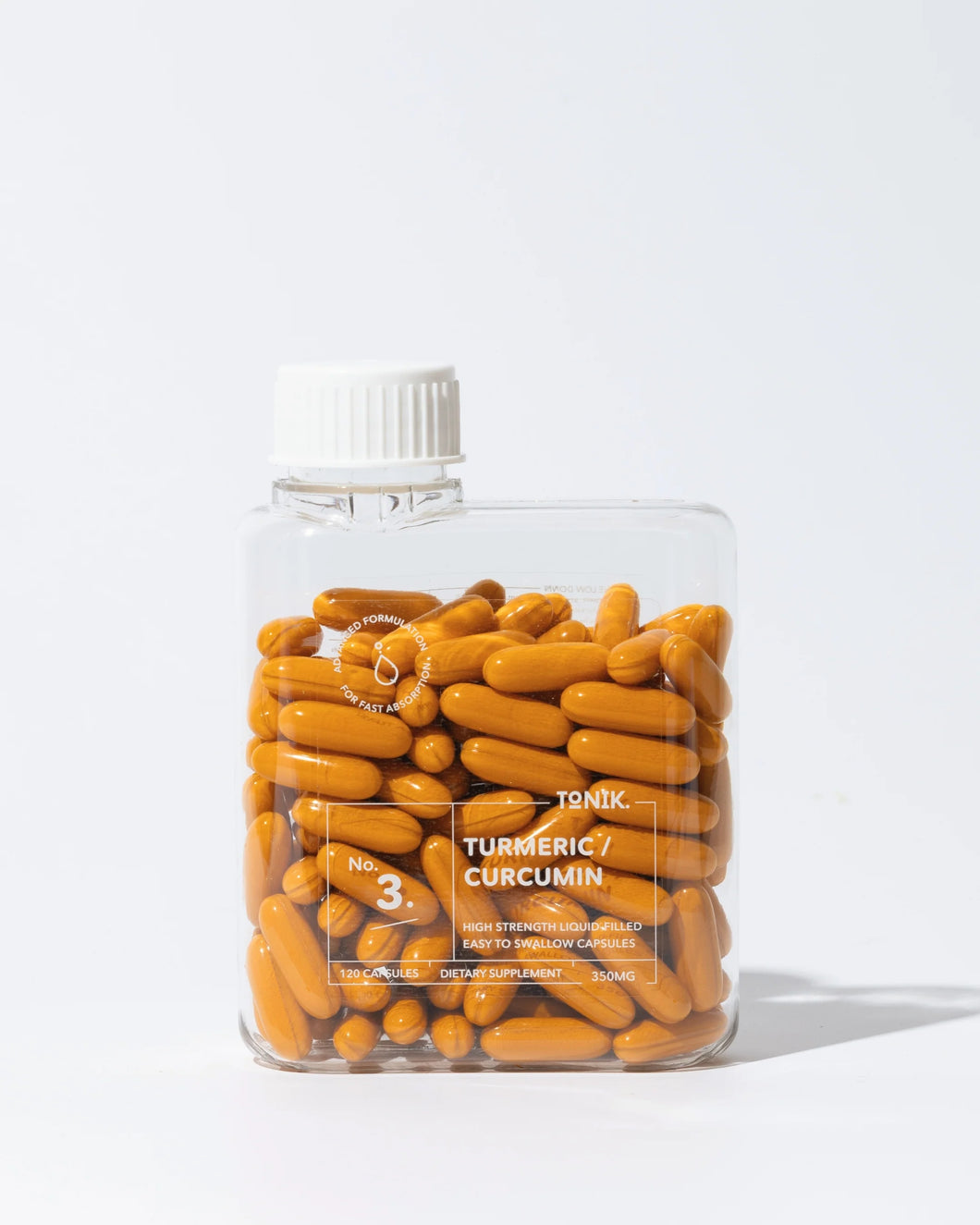 Tonik Turmeric Capsules — 120 Caps | Anti-Inflammatory + Skin Support