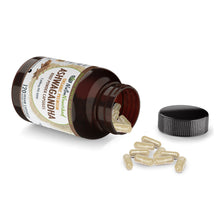 Load image into Gallery viewer, Organic Ashwagandha Withania Somnifera | 120 Vegan Capsules
