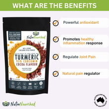 Load image into Gallery viewer, 95% Curcumin Extract Cocoa Flavour | Organic Turmeric Black Pepper 125g
