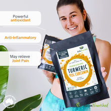 Load image into Gallery viewer, Pure Organic 95% Curcumin Powder (60g) - 1500mg Turmeric Extract Black Pepper
