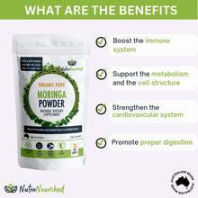 Load image into Gallery viewer, Organic Pure Moringa Leaf Powder 120g | Nutra Nourished
