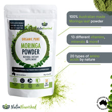 Load image into Gallery viewer, Organic Pure Moringa Leaf Powder 120g | Nutra Nourished

