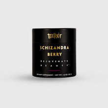 Load image into Gallery viewer, Teelixir Schizandra Berry supplement container on a light gray background
